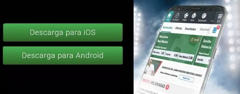 Applicazione mobile di Pokerstars Sports