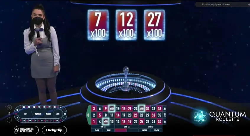 tavolo da gioco della roulette quantistica