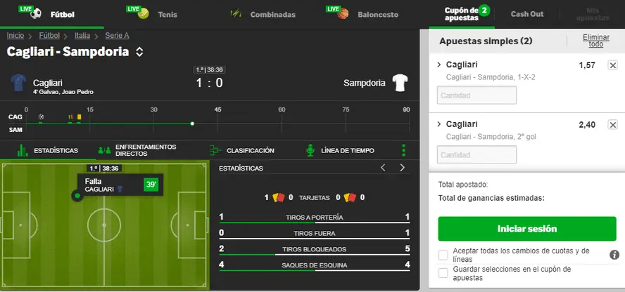 scommesse live betway