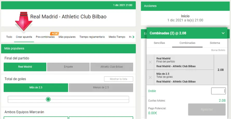 constructor de scommesse paf