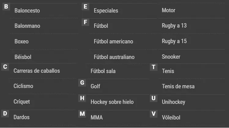 sport disponibili sport di pokerstars