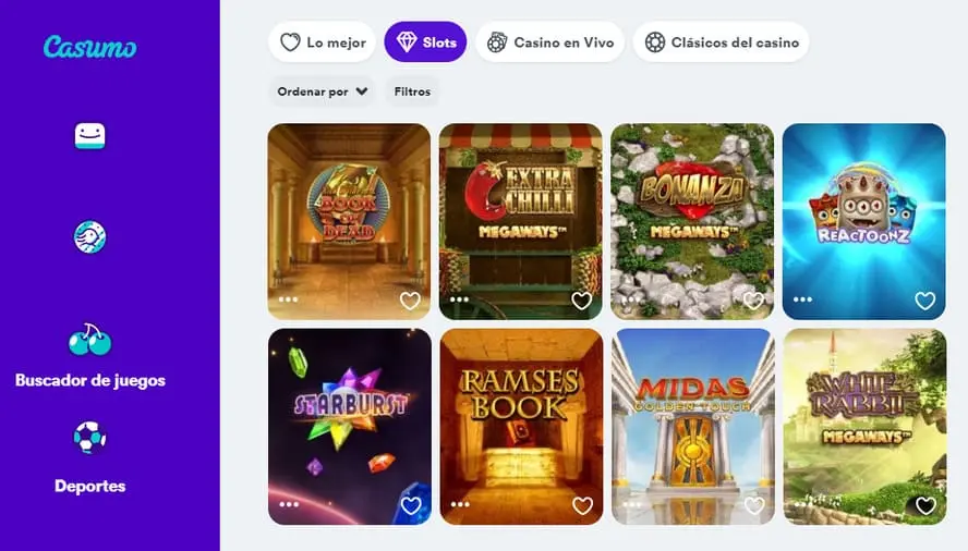 slot machine del casinò Casumo