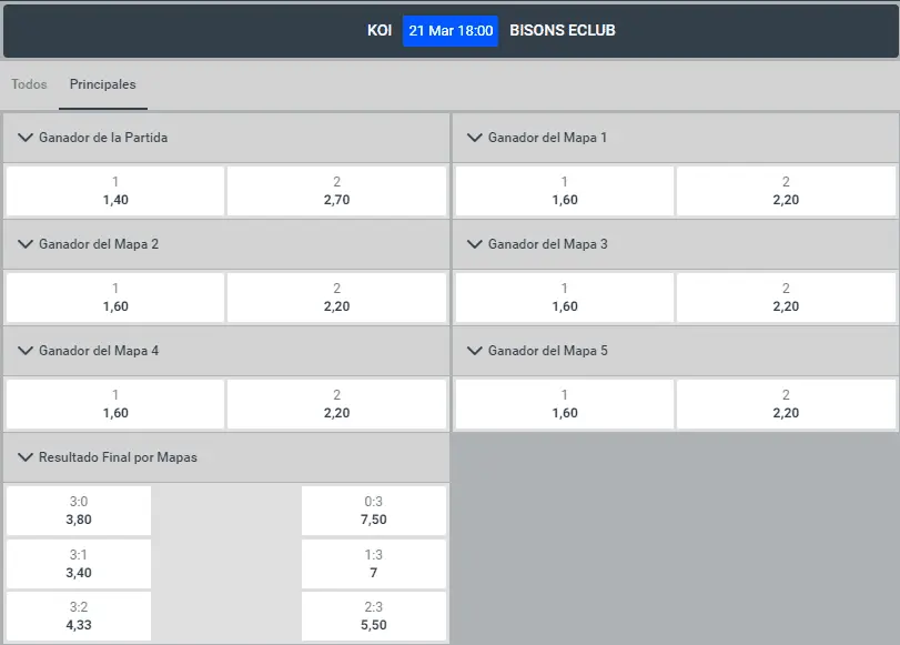 Scommesse e quote di League of Legends LoL (1)