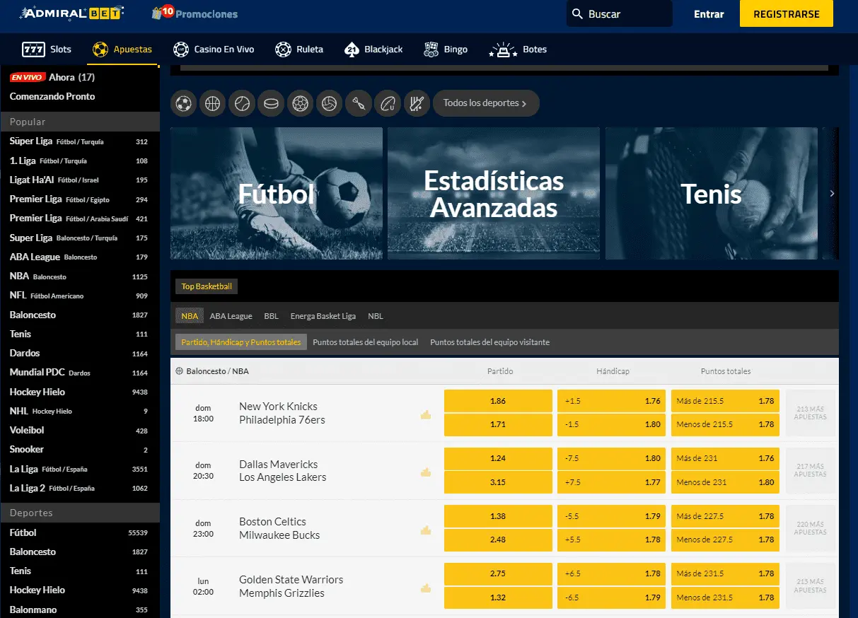 Revisione Admiralbet